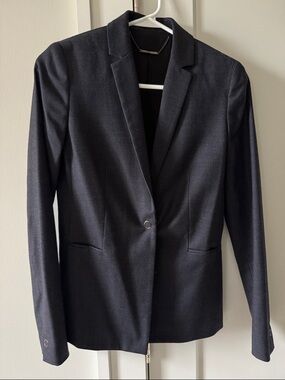Elie Tahari Classic Black Women's Blazer Jacket - Tailored Single-Button EUC